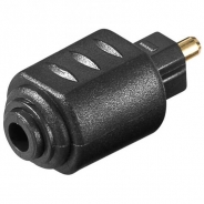 ADATTATORE AUDIO TOSLINK MASCHIO - 3,5MM. MINI JACK FEMMINA