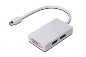 ADATTATORE DA MINI DISPLAYPORT A HDMI, DVI E DISPLAYPORT