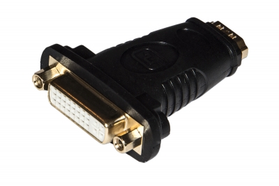 ADATTATORE DVI(24+5) FEMMINA A HDMI FEMMINA