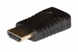 ADATTATORE HDMI 19 POLI MASCHIO/MINI HDMI FEMMINA TIPO C