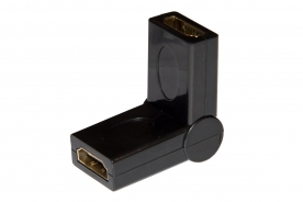 ADATTATORE HDMI FEMMINA - HDMI FEMMINA INCLINAZIONE 180°