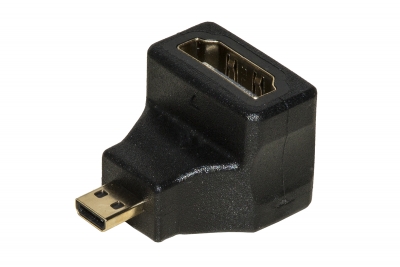 ADATTATORE HDMI FEMMINA - MICRO HDMI MASCHIO 90° ANGOLATO