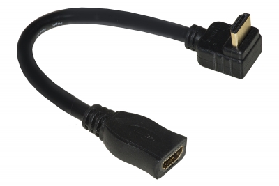 ADATTATORE HDMI MASCHIO/FEMMINA ANGOLO 90° VERSO IL BASSO CM15