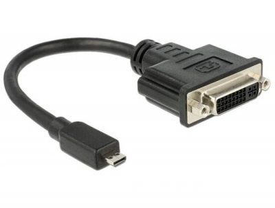 ADATTATORE HDMI MICRO D MASCHIO - DVI 24+5 FEMMINA 20 CM