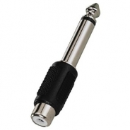 Adattatore jack 6,3mm mono/pr.RCA