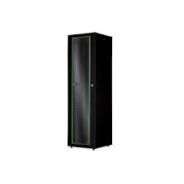 ARMADIO RACK PER RETI 19 32U (A)1566, (L)600, (P)800 COLORE NERO PORTA VETRO DISASSEMBLATO DIGITUS