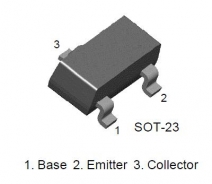 BC807 Transistor SMD SI - P 50V 0,5A SOT - 23