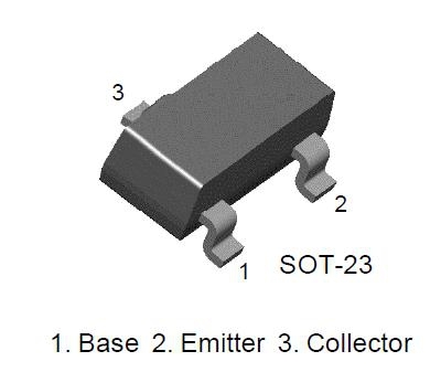 BC817-40 Transistor SMD SI - N 50V 0,5A SOT - 23