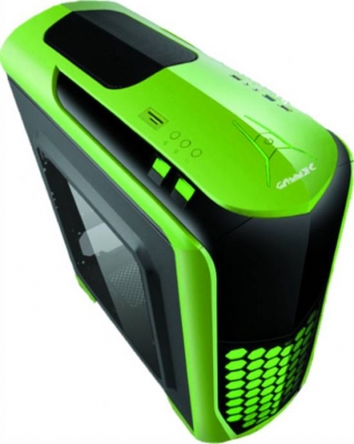 CASE ATX SHIELD VERDE, 3 FAN DA 12CM, AUDIO HD