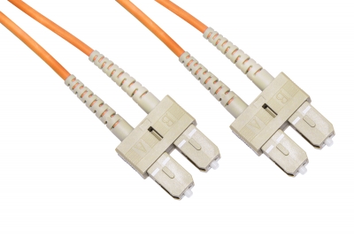 CAVO FIBRA OTTICA SC A SC MULTIMODE DUPLEX OM2 50/125 MT.10