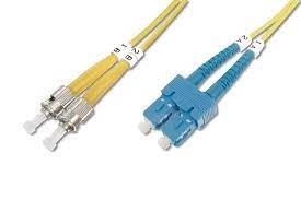 CAVO FIBRA OTTICA SC A ST SINGLEMODE DUPLEX UPC MT.2