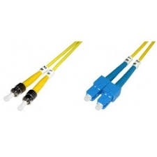 CAVO FIBRA OTTICA SC A ST SINGLEMODE DUPLEX UPC MT.5