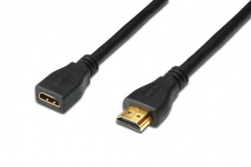 CAVO PROLUNGA HDMI HIGH SPEED WITH ETHERNET CONNETTORI TIPO A MASCHIO/FEMMINA MT 2