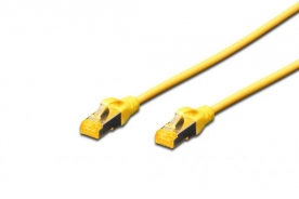 CAVO RETE S-FTP CAT.6A DOPPIA SCHERMATURA LSOH COLORE GIALLO MT. 10