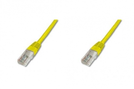 CAVO RETE UTP CAT 5E NON SCHERMATO - MT. 50  GIALLO