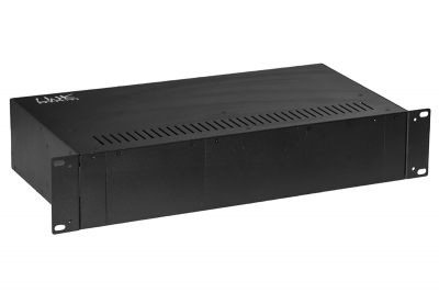 CHASSIS 19 PER 14 MEDIA CONVERTER CON DOPPIA ALIMENTAZIONE