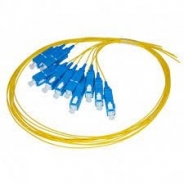 CONFEZIONE 10 CAVI PIGTAIL FIBRA OTTICA SINGLEMODE OS2 9/125 CONNETTORE SC CM 50