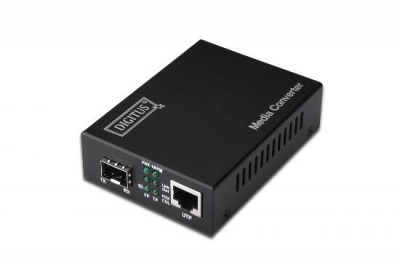 CONVERTITORE 1000 MBPS GIGABIT MEDIA CONVERTER RJ45 - FIBRA OTTICA CON MODULO SFP