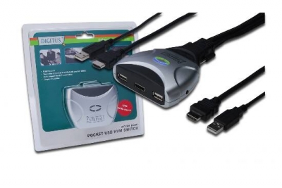 DATA SWITCH KVM PER TASTIERA E MOUSE USB E VIDEO HDMI CON AUDIO E CAVI INCLUSI