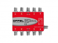 DER/M5-1+12dB SCR M/SWITCH 5IN-5OUT-1DER