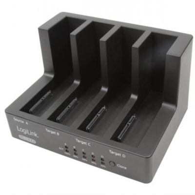 DOCKING STATION USB 3.0 PER 4 HDD 2,5/3,5SATA CON FUNZIONE CLONE