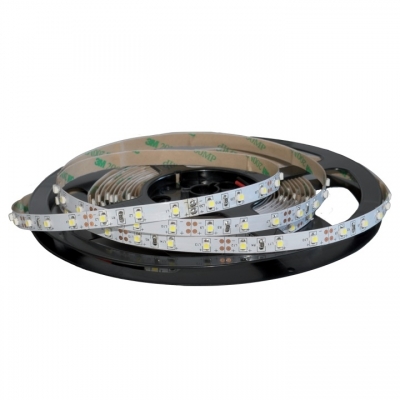 EROS1021 Bobina LED 24Vdc 5050 da 5mt per uso esterno ed interno, colore bianco caldo