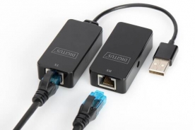 ESTENSORE DI LINEA USB 2.0 FINO A 50 MT. TRAMITE CAVO RETE CAT 5E