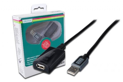 ESTENSORE DI LINEA USB 2.0 MASCHIO/FEMMINA CON CAVO DA MT. 15