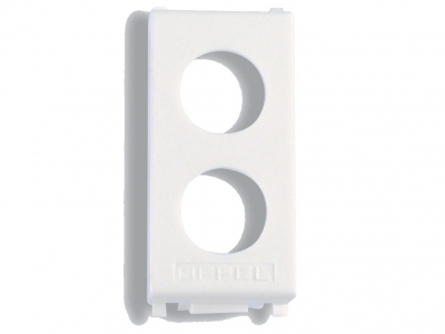 Frontalino 2 fori 1 posto compatibile Ticino Light