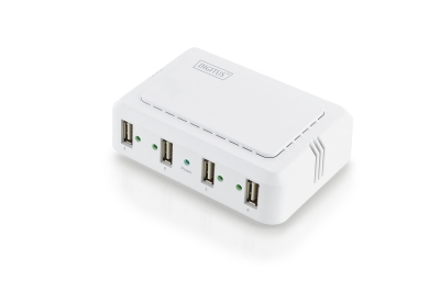 HUB DI RETE CON 4 PORTE USB 2.0 DIGITUS