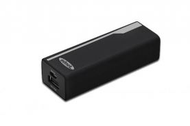 MINIBATTERIA UNIVERSALE PER TABLET/SMARTPHONE USB 5 VOLT CAPACITA' REALI 2200 MAH COLORE NERO