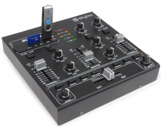 Mixer 4 canali MP3 integrato con ingresso SD/USB