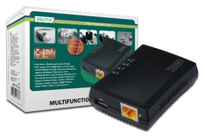 NETWORK PRINT SERVER MULTIFUNZIONE USB 2.0 - RETE RJ45