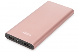 POWER BANK IN ALLUMINIO SLIM LINE 10000 MAH COLORE ORO