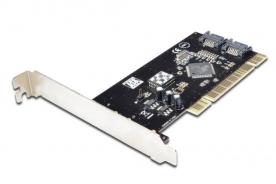 SCHEDA AGGIUNTIVA CONTROLLER PCI CON DUE PORTE SERIAL-ATA 150