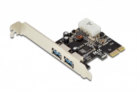 SCHEDA AGGIUNTIVA PCI-EXPRESS 2 PORTE USB 3.0