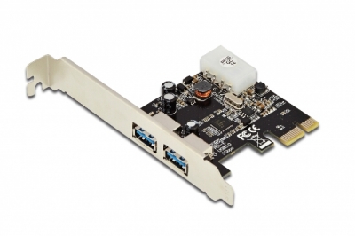 SCHEDA AGGIUNTIVA PCI-EXPRESS 2 PORTE USB 3.0