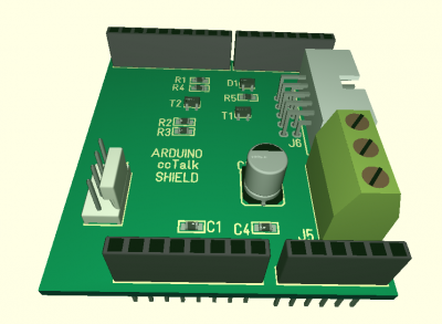 Shield ccTalk per Arduino Uno