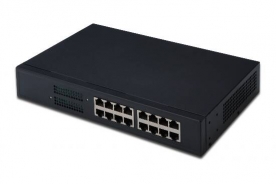 SWITCH HUB 16 PORTE DA RACK 19 10/100MBPS PER RETI