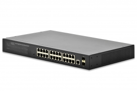 SWITCH PER RETI 24 PORTE GIGABIT CON 2 PORTE SFP DIGITUS SMART WEB MANAGED