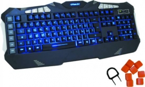 TASTIERA GAMING GAMMEC XCOMMAND CON TASTI ILLUMINATI 7 COLORI