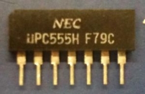 UPC555 Integrato SIL - 7