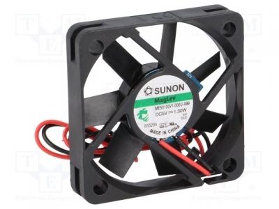 Ventilatore: DC assiale 5VDC 50x50x10mm